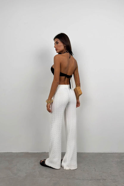 e gehäkelte Damen-Sommerhose Elegant