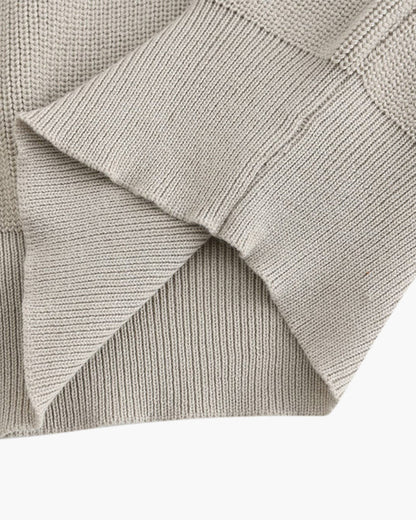 Herren Strickpullover Polokragen Gerippt Warm