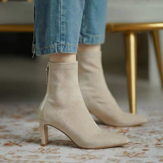 Damen Stilettos Ankle Boots Hochzeitsschuhe - Norvielle