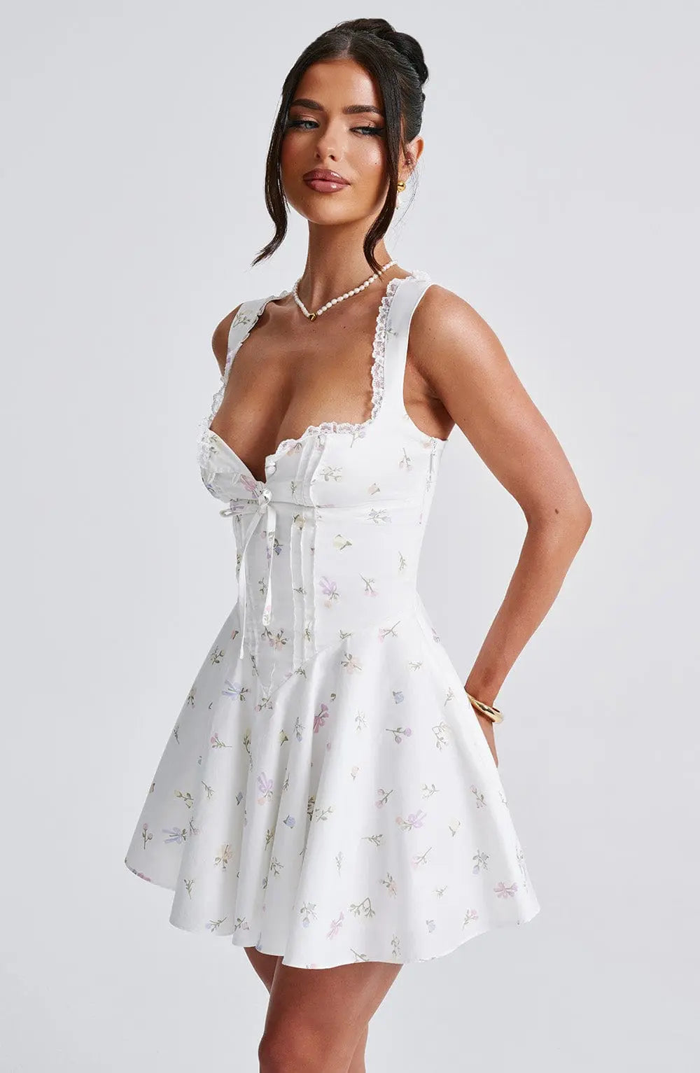 Alessia | Minikleid - Buntes Blumenprint Zendoo.de