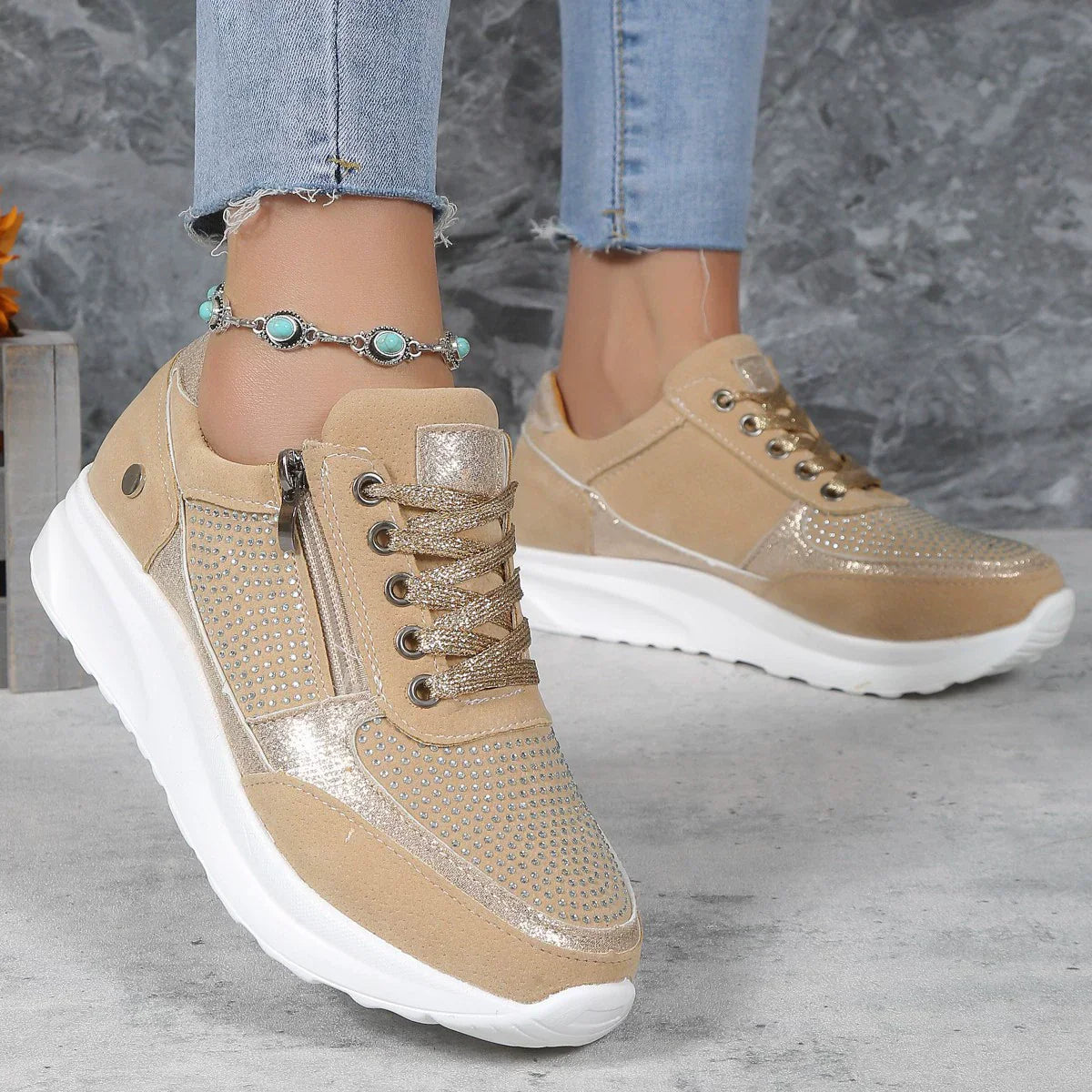 Damen Orthopädische Sneaker Komfortschuhe für Ballenschmerzen - Norvielle