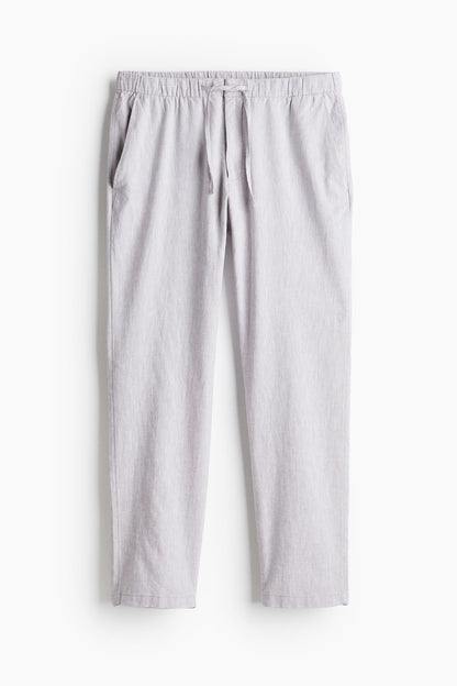 Herren Slim-Fit-Hose mit Kordelzug Bequem