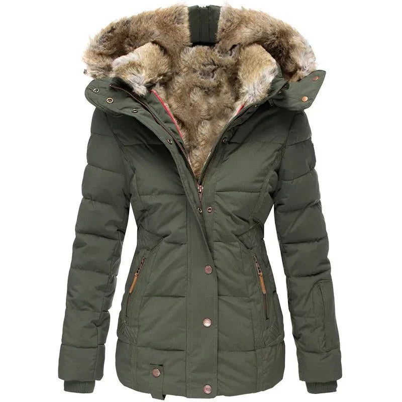 Damen Winterjacke Warm Stilvoll