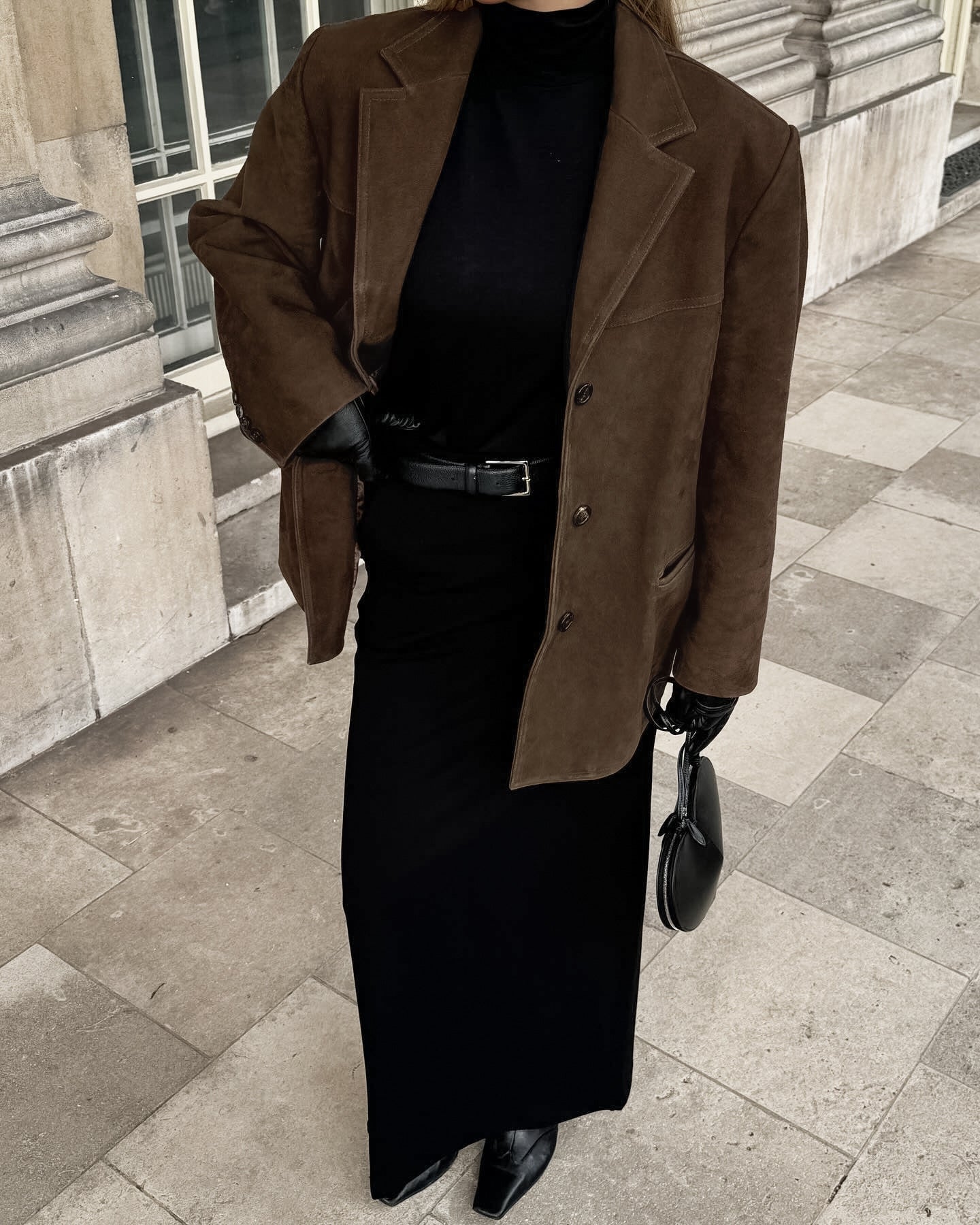 Damen Übergangsjacke Wildlederoptik Chic