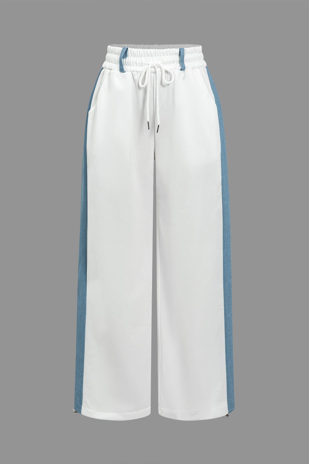 Damen Zweiteiler Denim Look Jeansoptik
