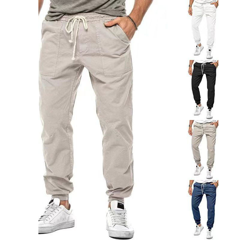 Herren Freizeithose Einfarbig Komfortabel Baumwolle - Norvielle