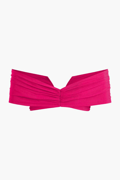 Damen Off-Shoulder-Set Drapierung Elegantes Oberteil