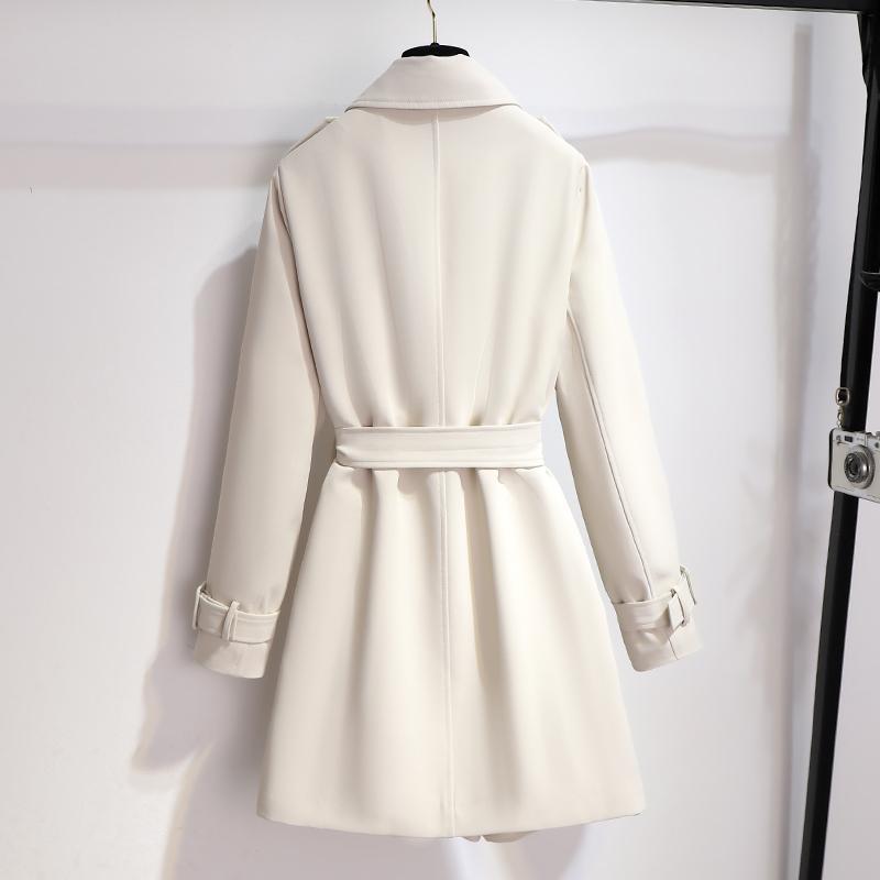 Damen Trenchcoat Langärmlig