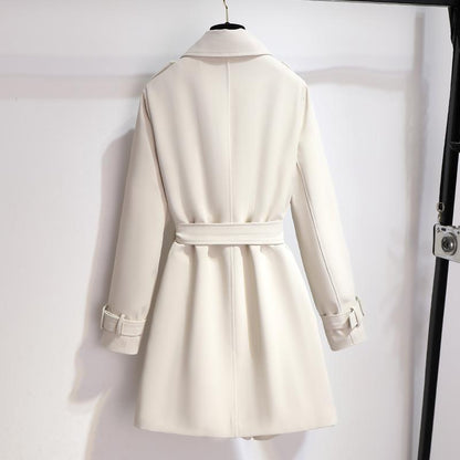 Damen Trenchcoat Langärmlig