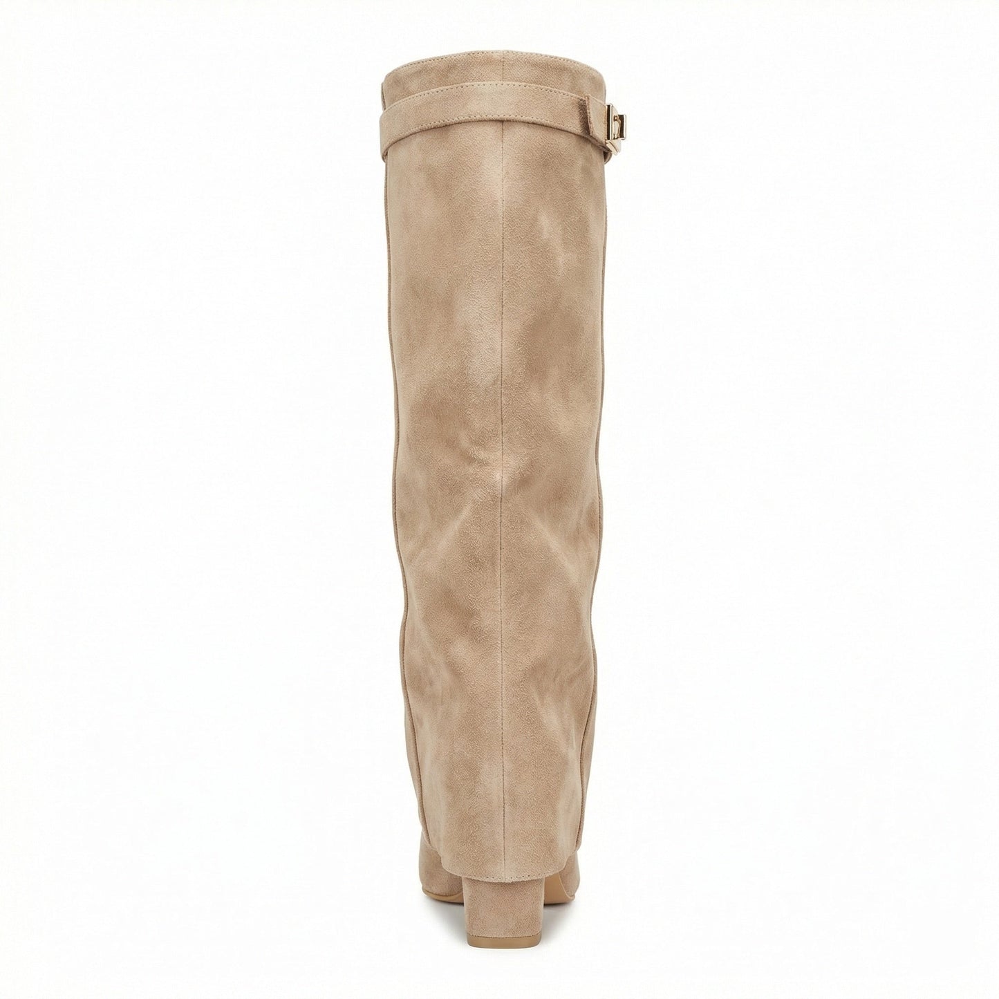 Damen Stiefel Wildleder Braun Heidi Stil