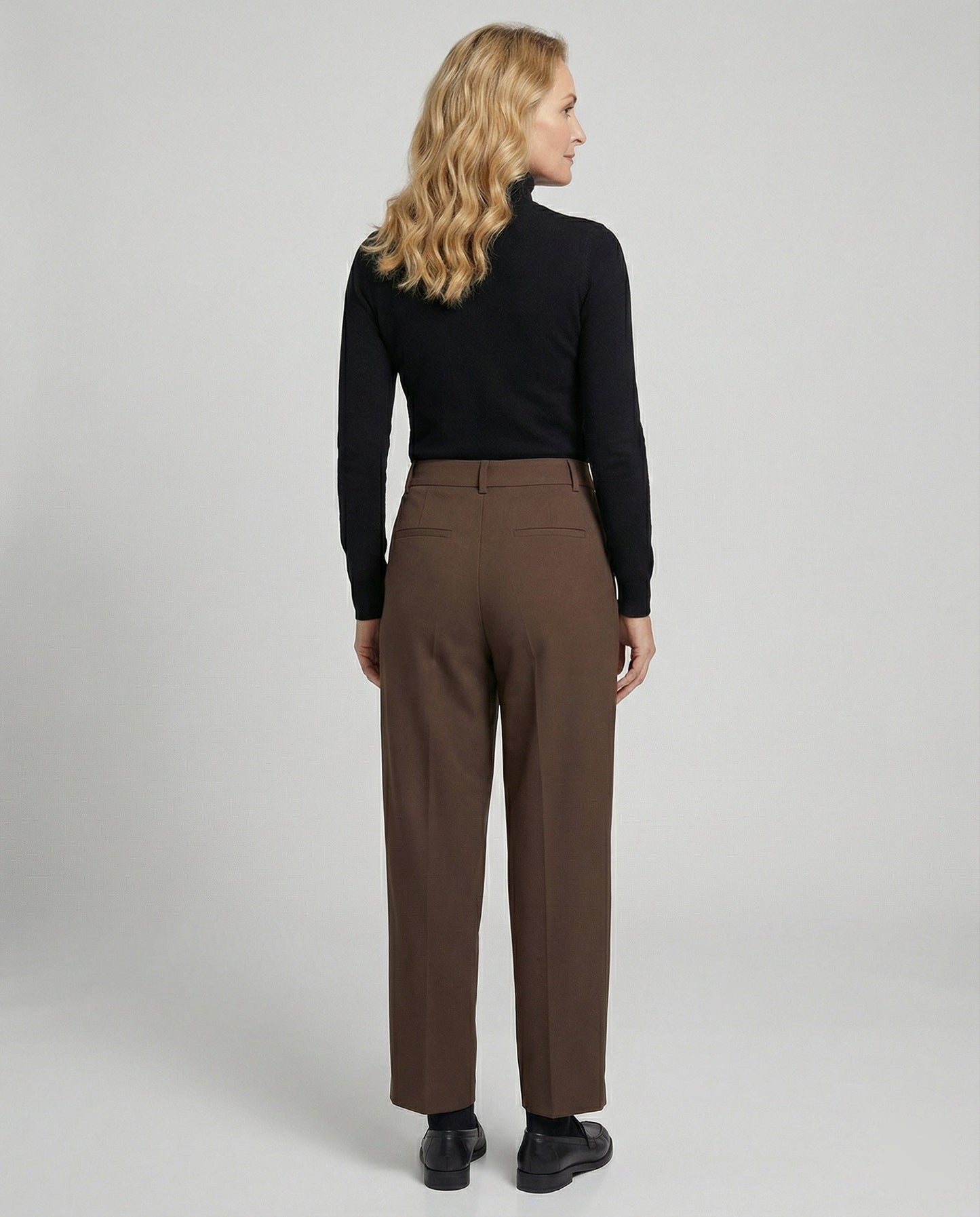 Damenhose Hoher Bund Stretch - Norvielle