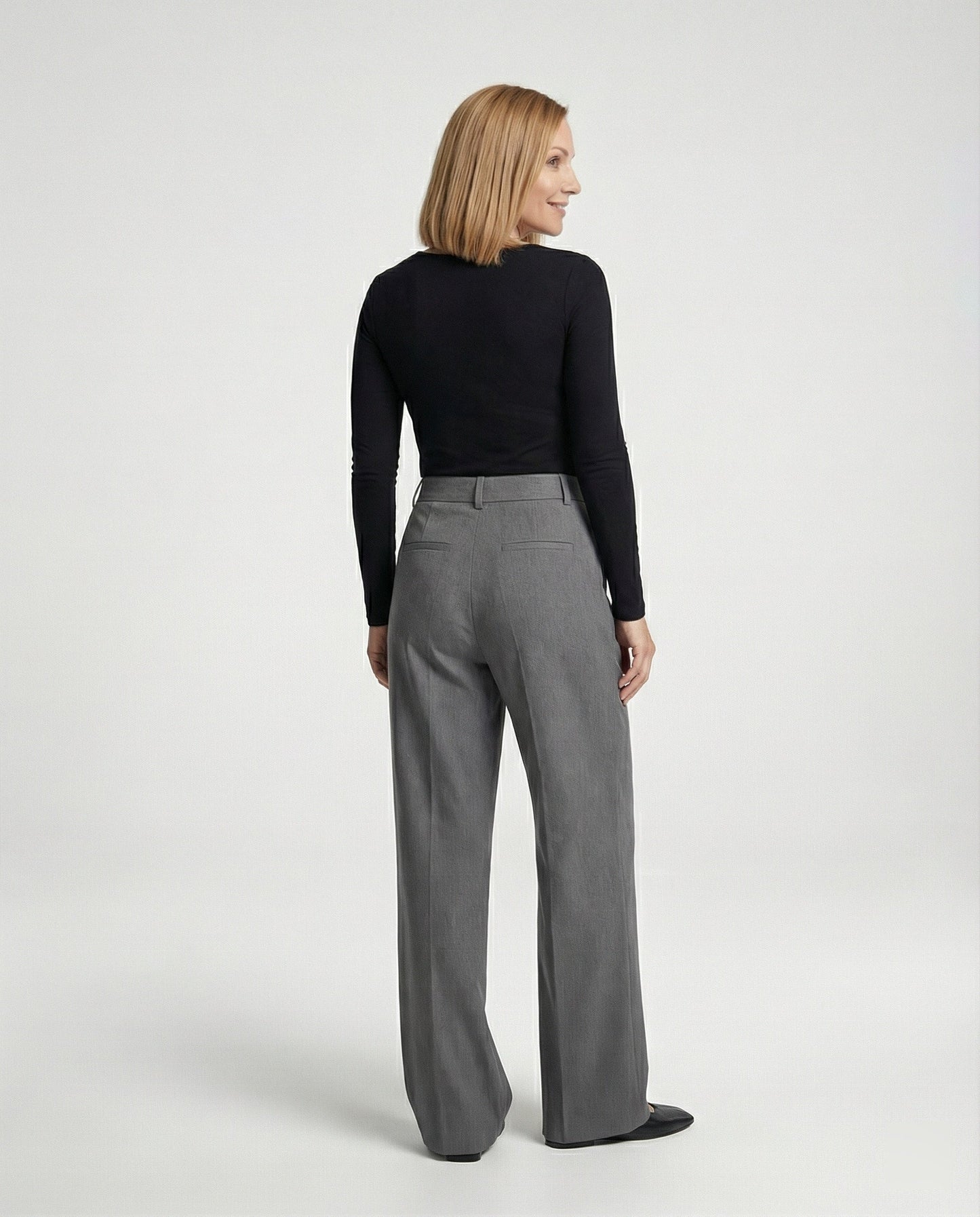 Damen Stoffhose Bügelfalte Elegant