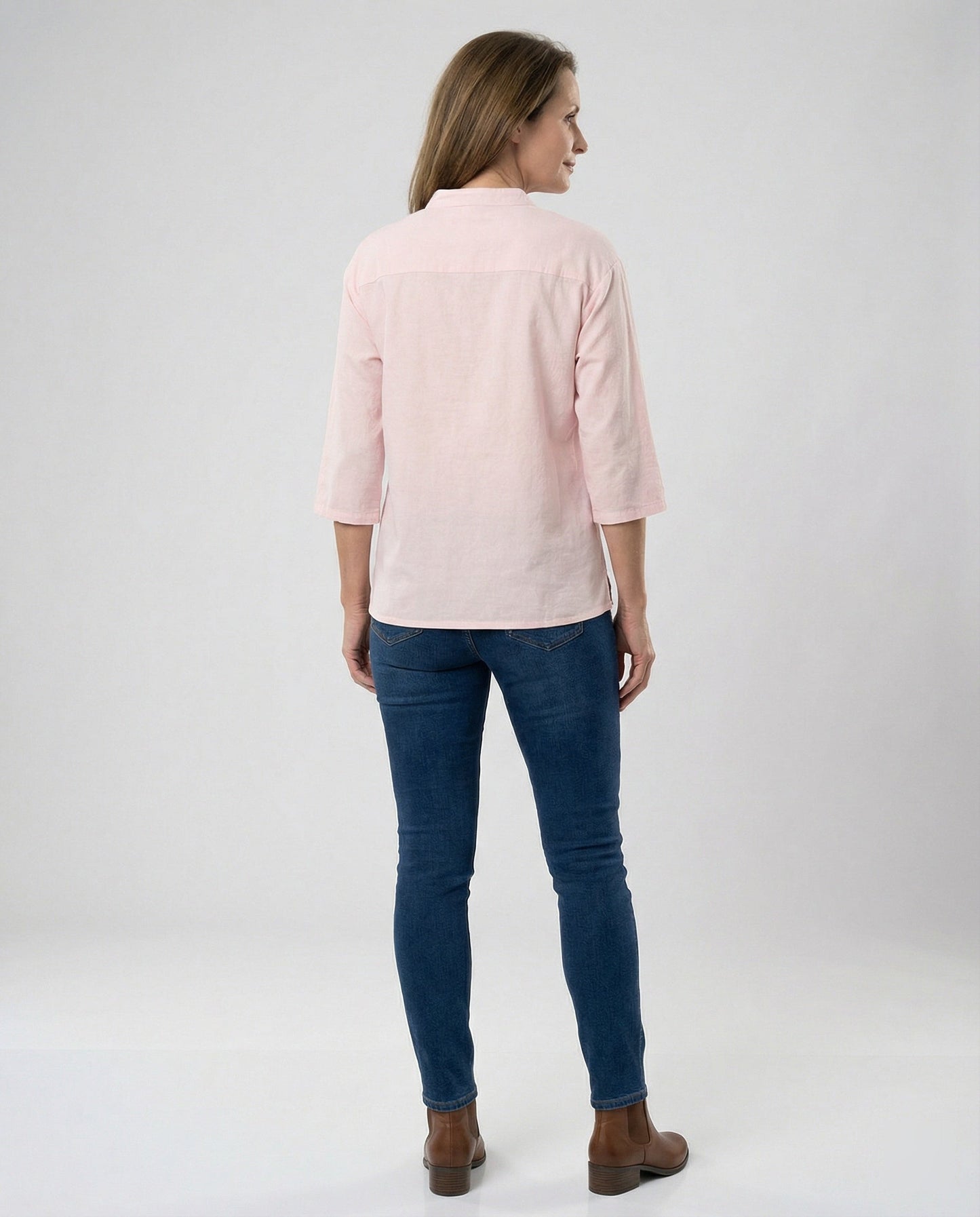 Damen Bluse Stehkragen Modern Eleganz - Norvielle