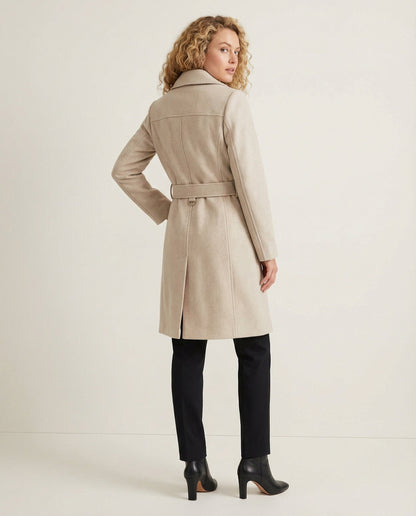 Damen Trenchcoat Mit Gürtel Modern