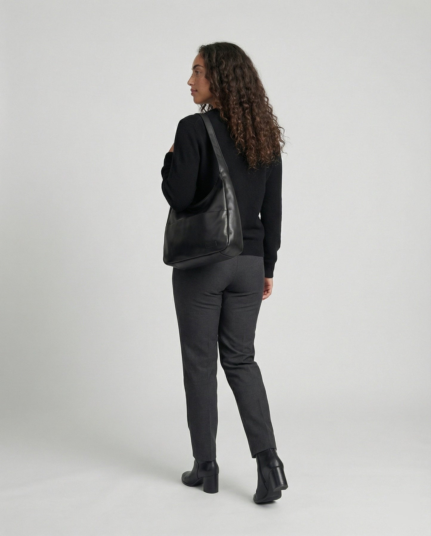 Damen Schultertasche Modern Leder