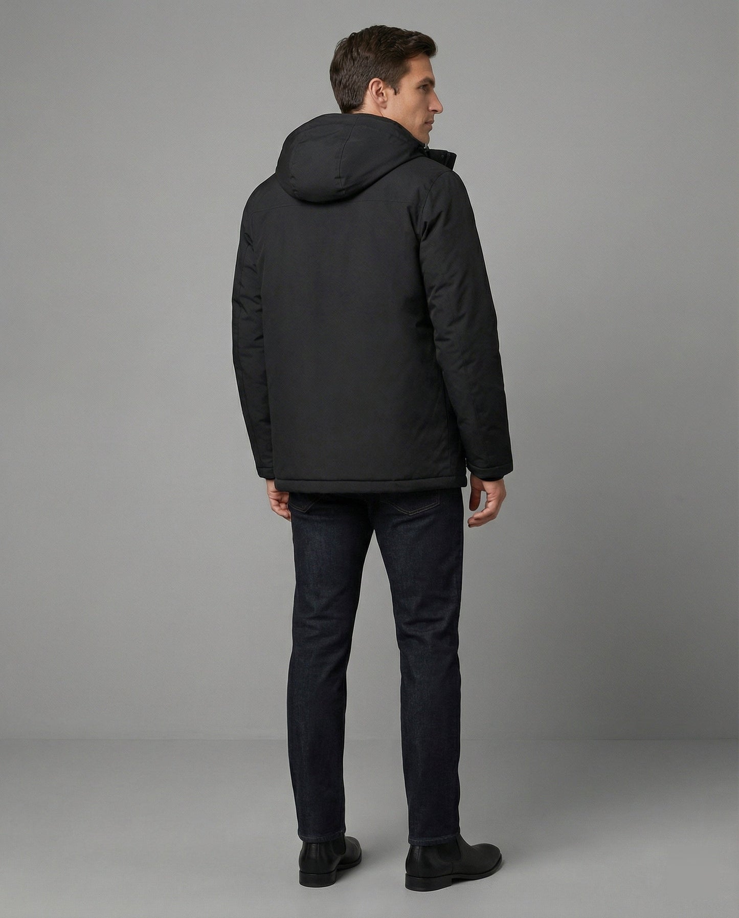 Herren Wintermantel Modern Wasserdicht