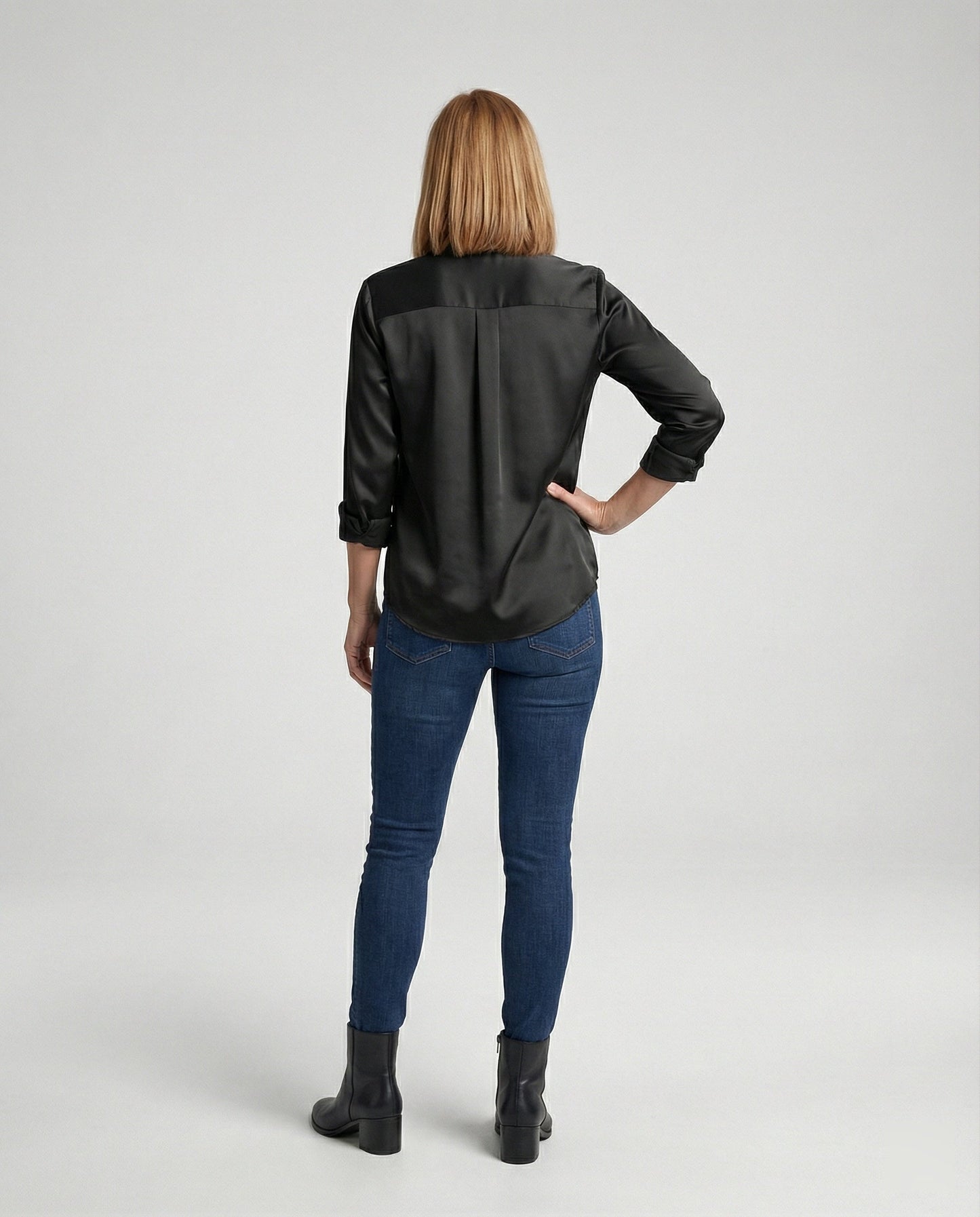 Damen Bluse Kurzarm Elegant