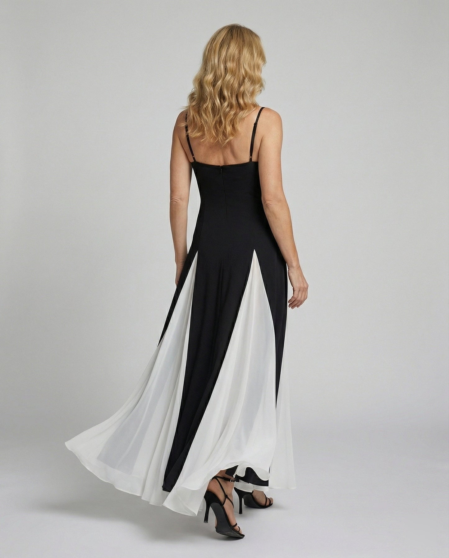 Damen Maxikleid Lang mit Schlitz Elegant