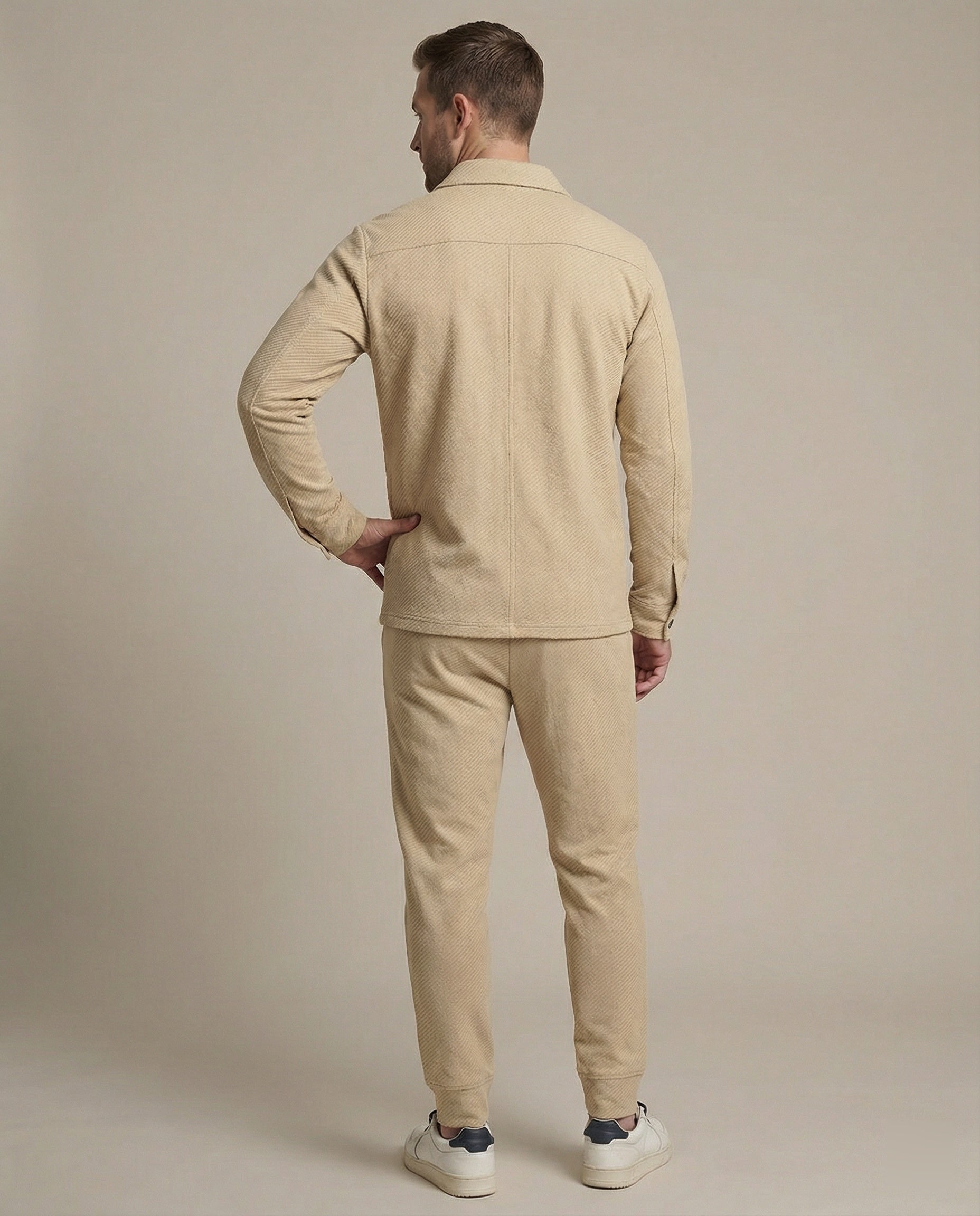 Herren Cardigan Strukturiert Großkaros Modern - Norvielle
