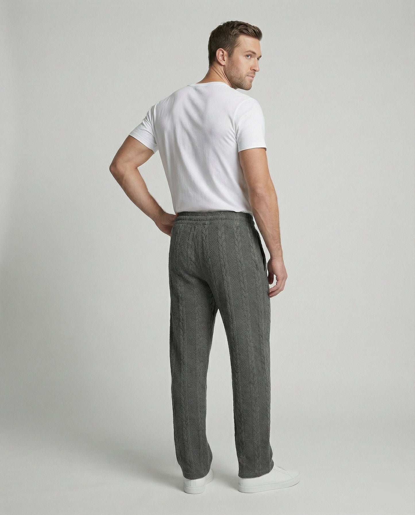 Herren Jogginghose Elastisch Bequem Sportlich