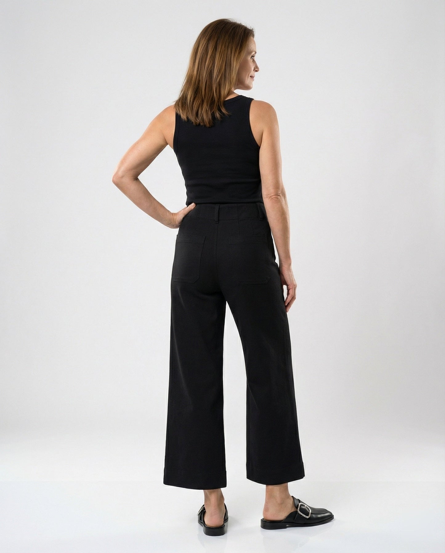 Damen Weite Hose Bequem Modischer Schnitt