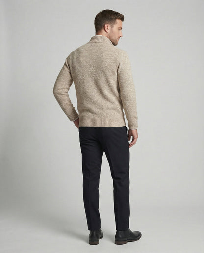 Herren Steppjacke Elegante Reißverschluss