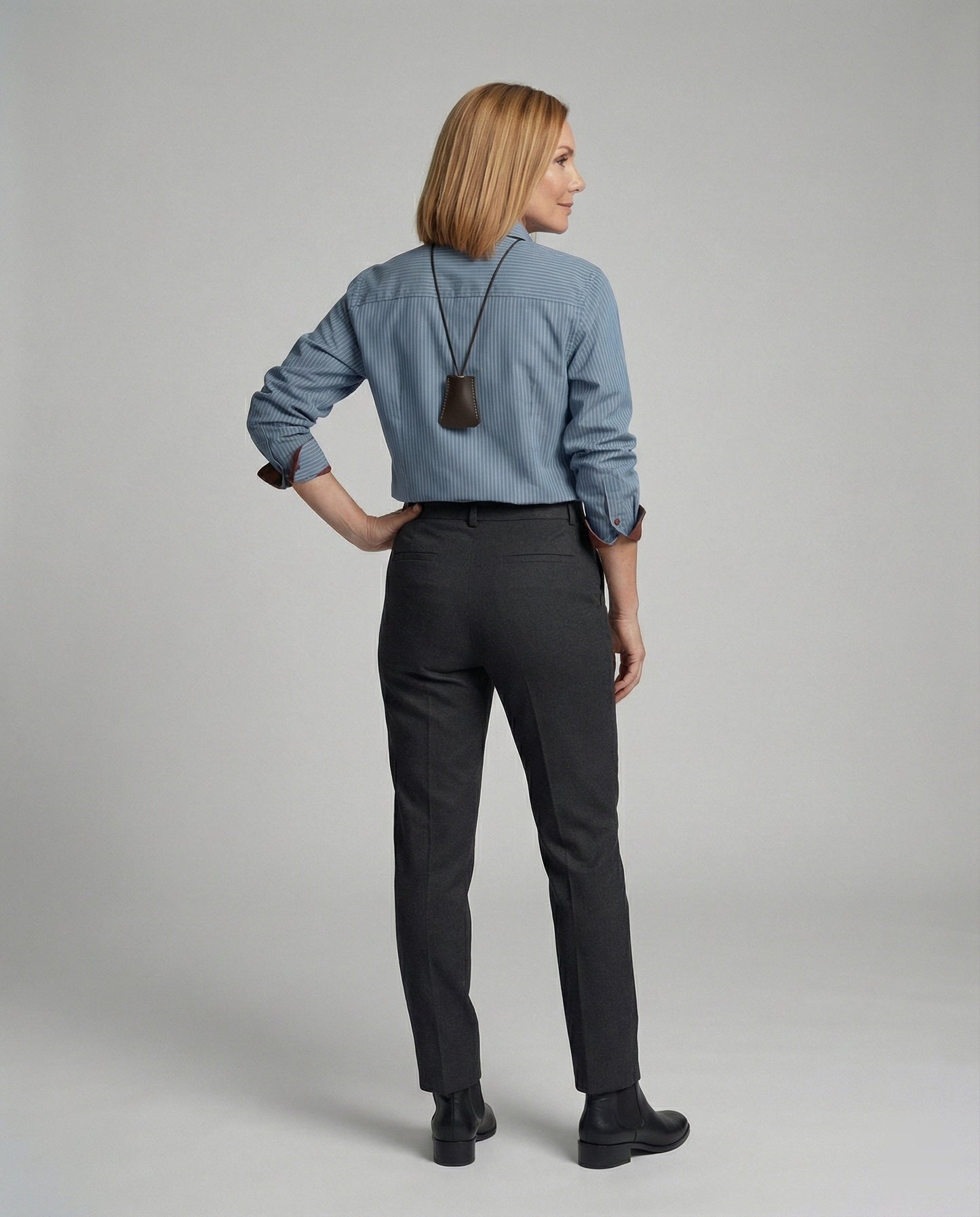 Damen Bluse Lässig aus Leger mit V-Ausschnitt - Norvielle