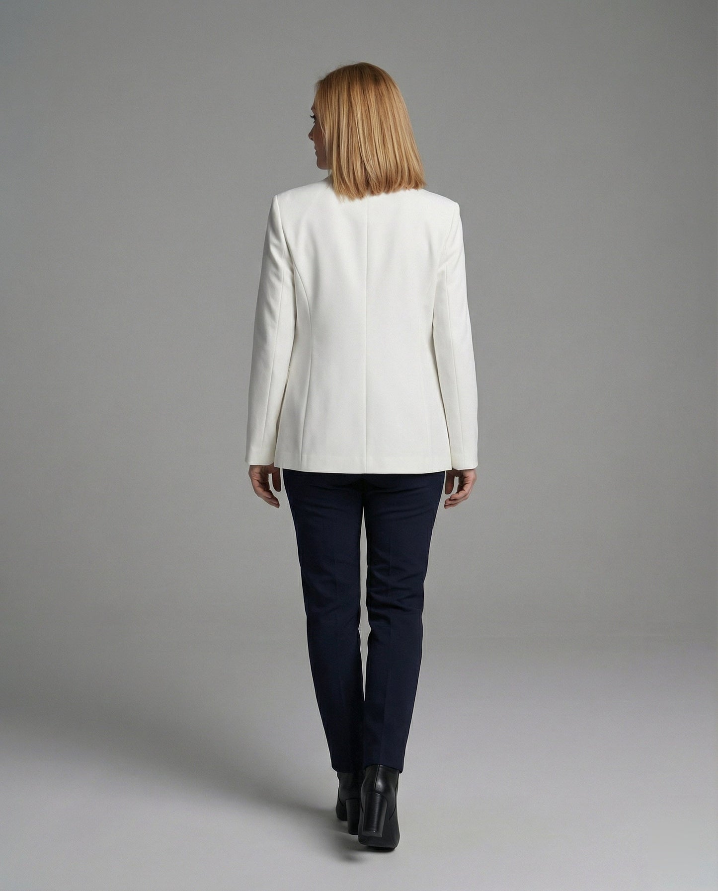 Damen Blazerjacke Asymmetrisch Modern