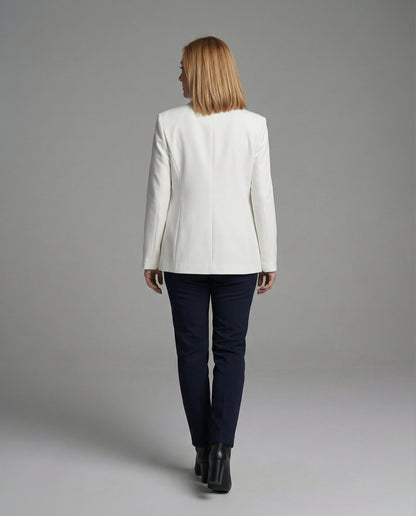 Damen Blazerjacke Asymmetrisch Modern