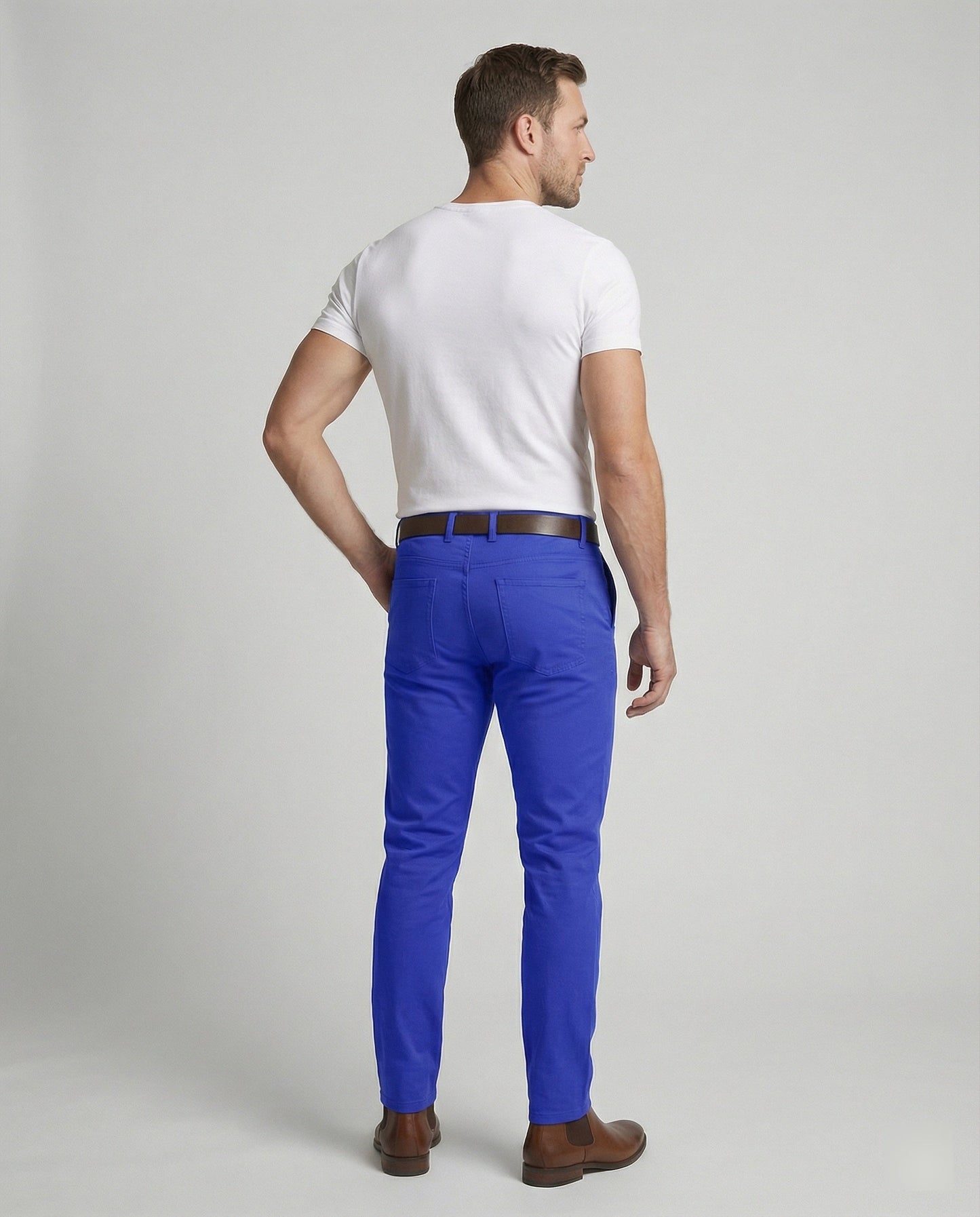 Herren Slim-Fit Freizeithose Elastisch Bequem - Norvielle