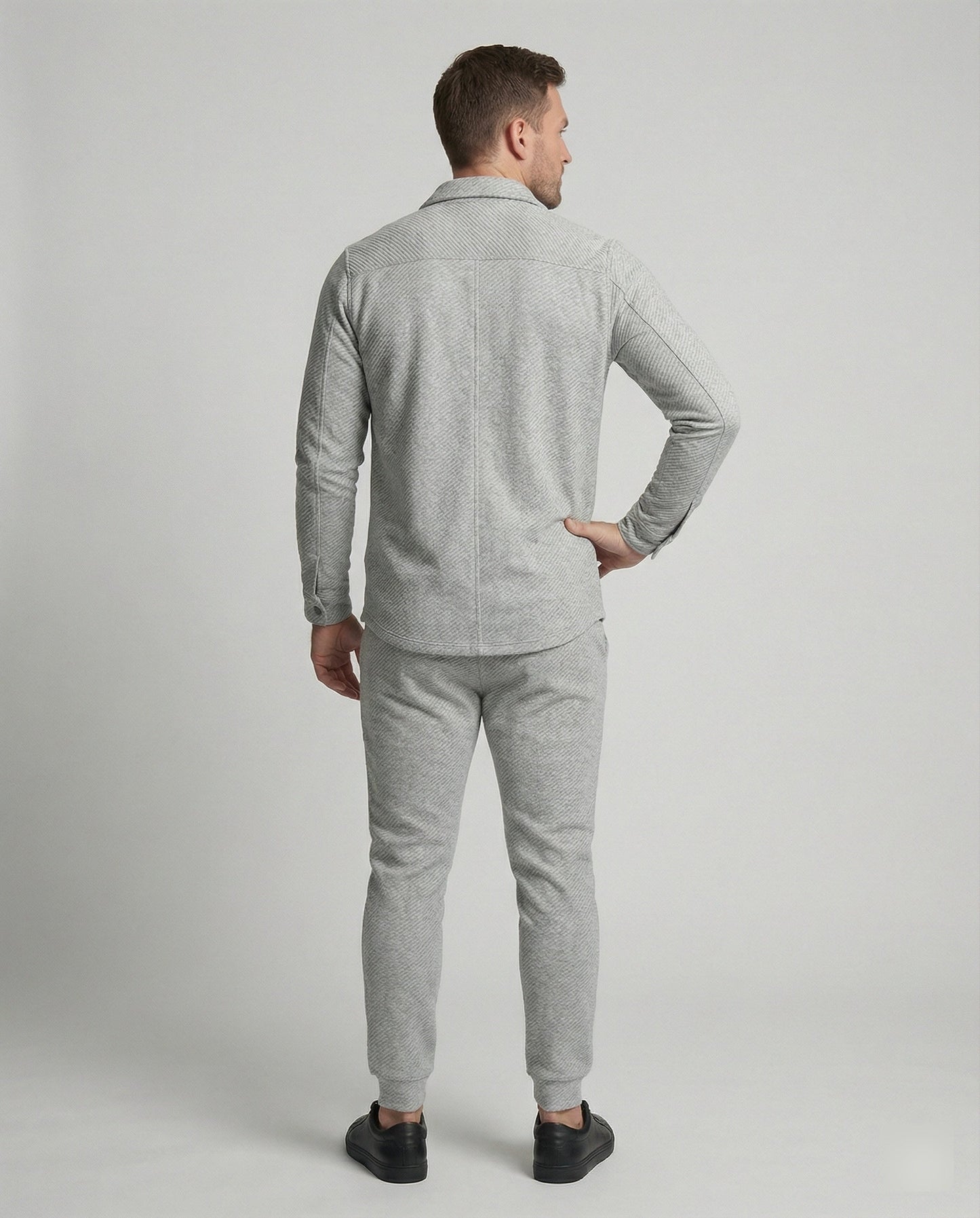 Herren Anzug Modern Streifenmuster Elegant