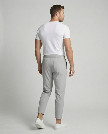 Herrenhose Leicht Bequem Verstellbarer Bund Seiten-Taschen