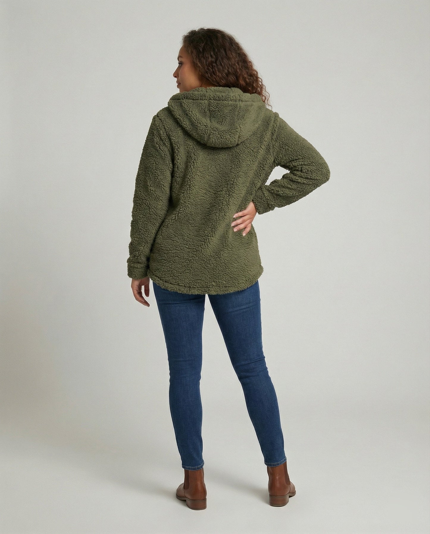 Damen Winterjacke Kapuze Warm