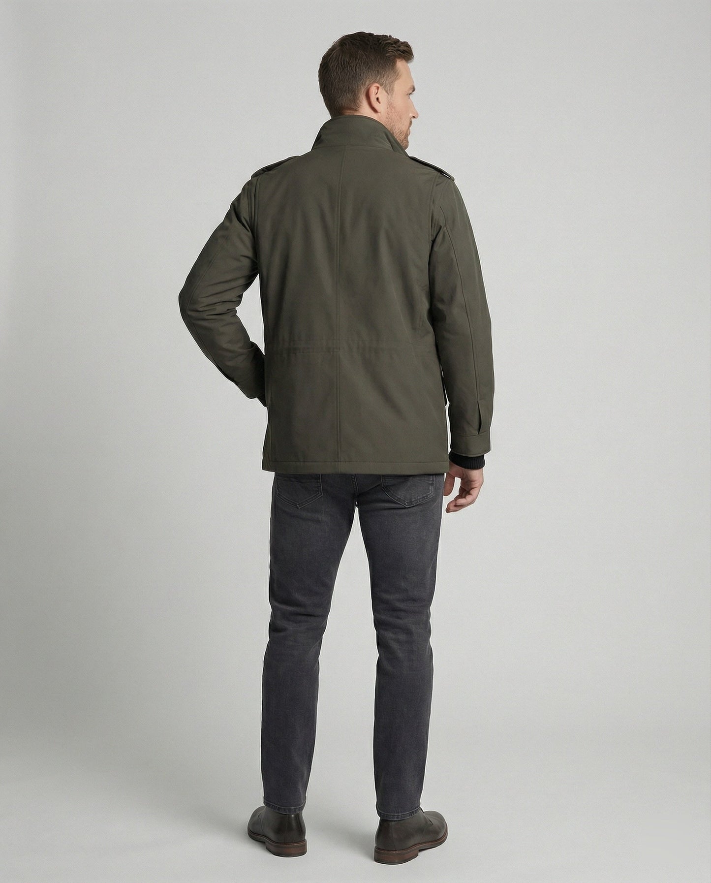 Herren Outdoor-Jacke Warm Wasserdicht Hohlkragen - Norvielle