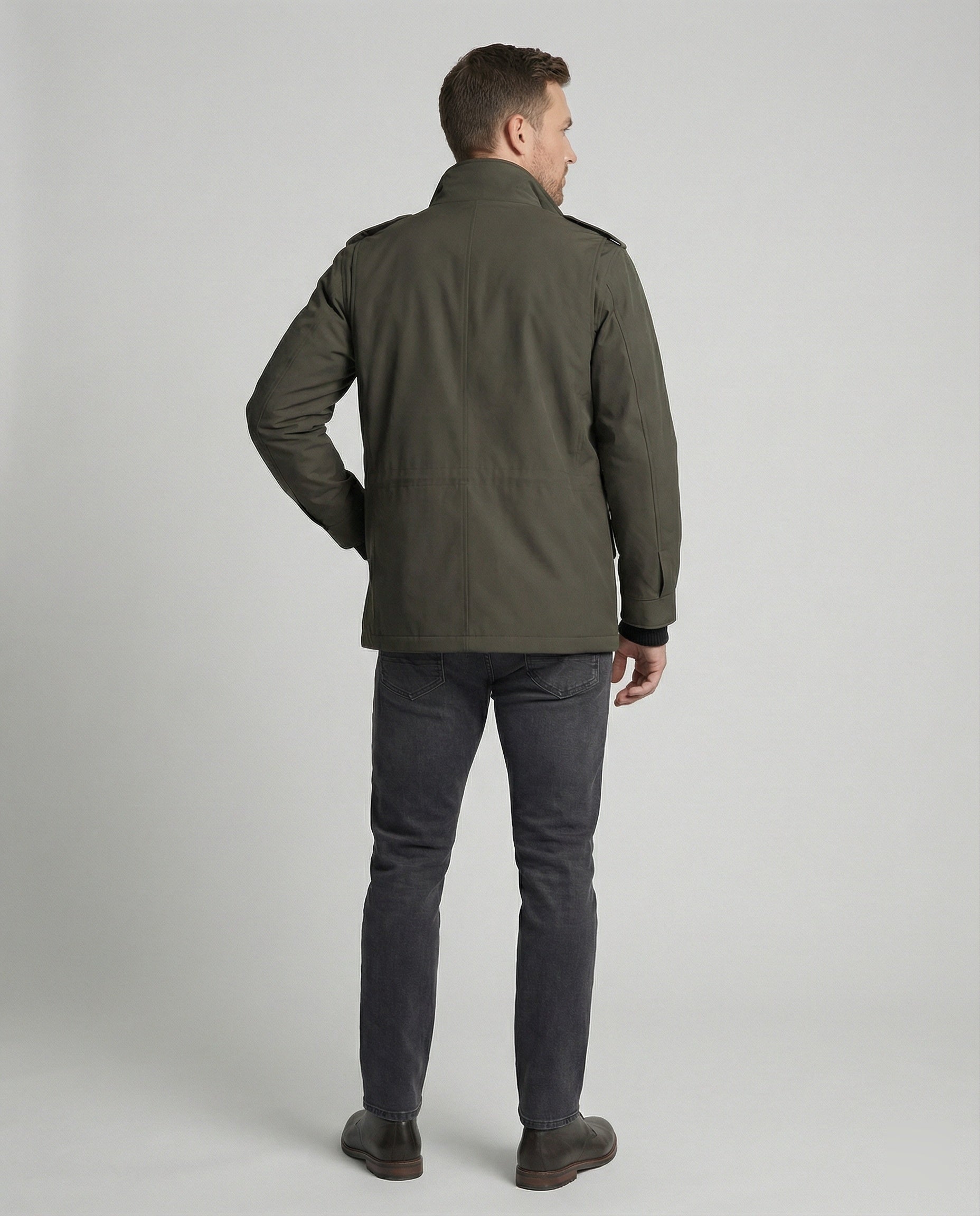 Herren Outdoor-Jacke Warm Wasserdicht Hohlkragen - Norvielle