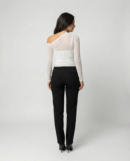 Damen Schulterfreies Asymmetrisch Elegant