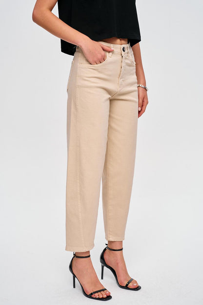 Damen Baggy Jeans Stylisch Leicht