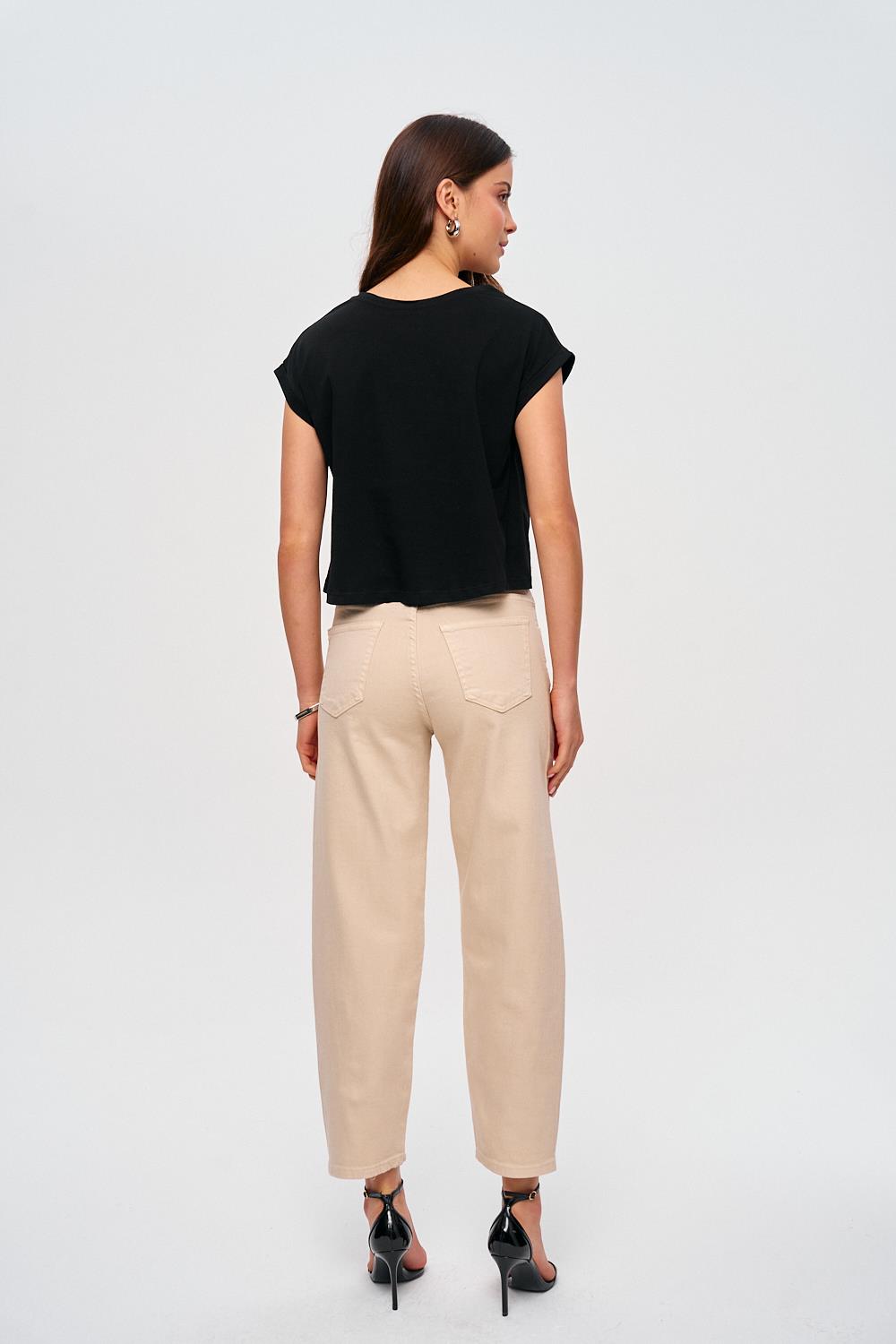Damen Baggy Jeans Stylisch Leicht