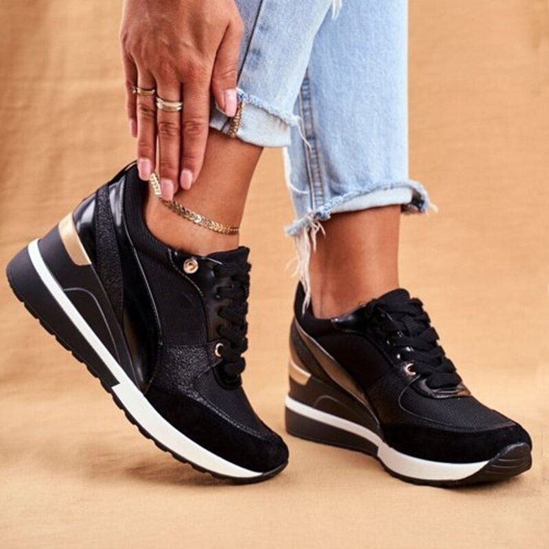 Damen High- Sportsneaker Bequem