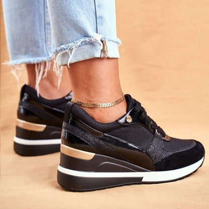 Damen High- Sportsneaker Bequem