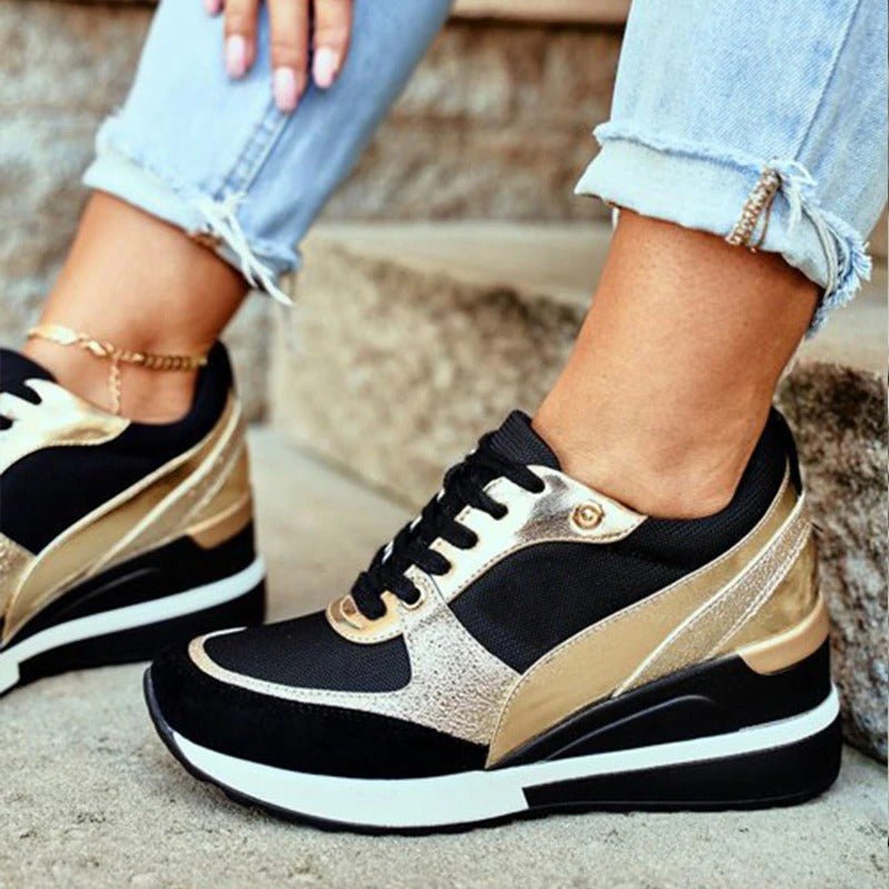 Damen High- Sportsneaker Bequem