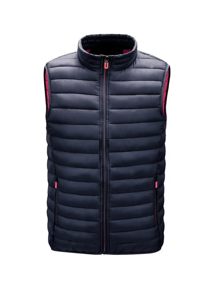 Herren Leichter Bodywarmer Steppweste Stehkragen