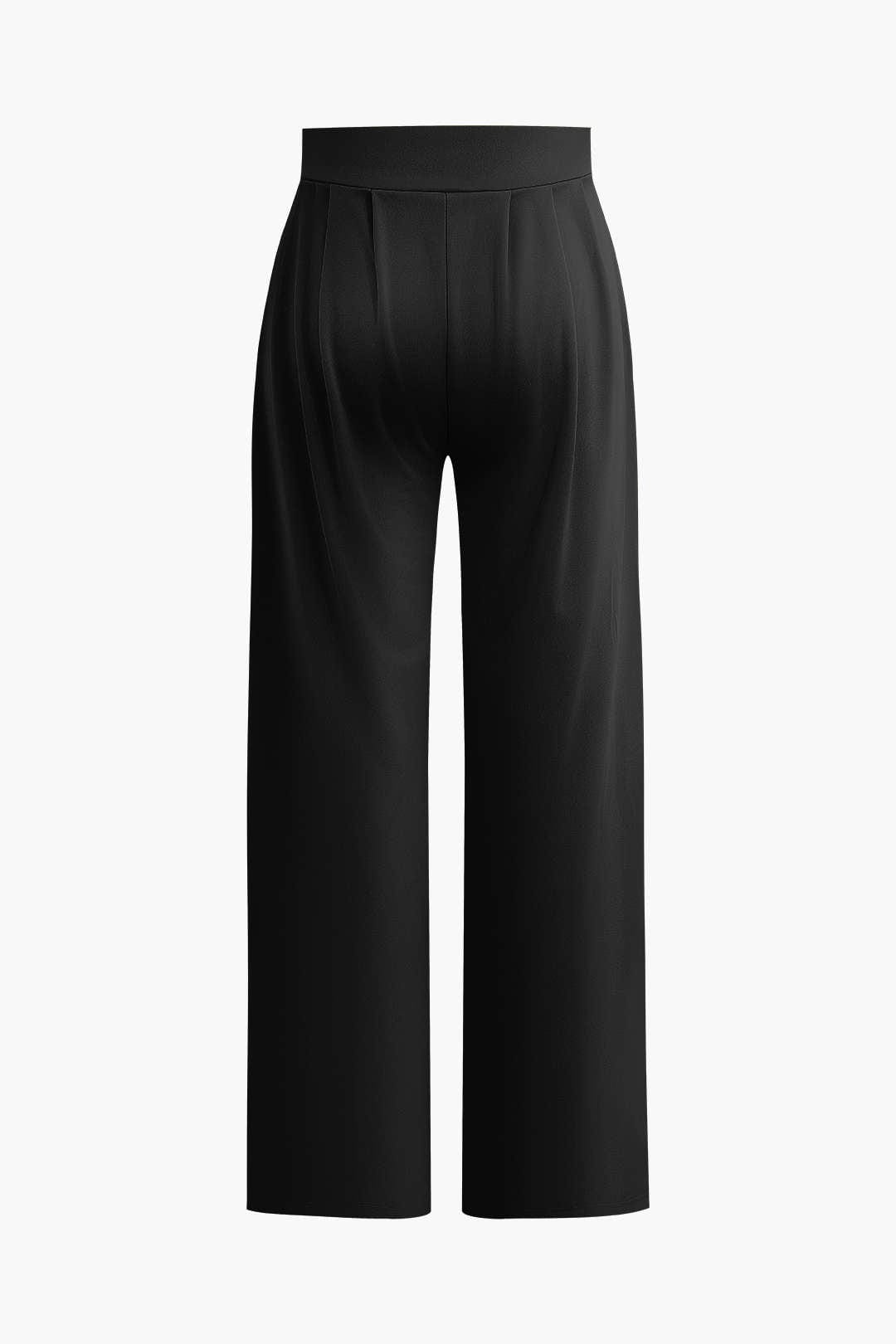 Damen Zweiteiler Set Crop Palazzo Hose