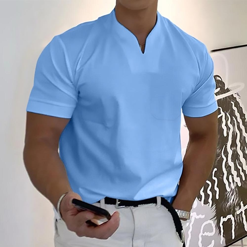 Herren Freizeithemd Bequem Baumwolle