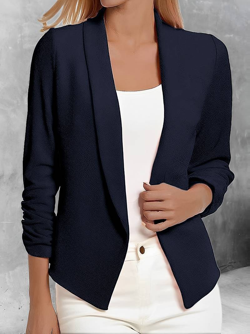 Damen Blazer Offene Vorderseite Modern