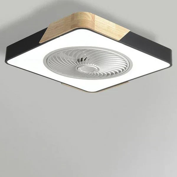 Skandinavische LED Deckenleuchte Mit Ventilator Dimmbar Modern - Norvielle