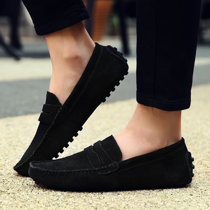 Damen Mocka Loafers Schuhe Modern Lederschuhe
