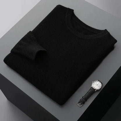 Herren Pullover Klassisch Rundhals Elegantes Design