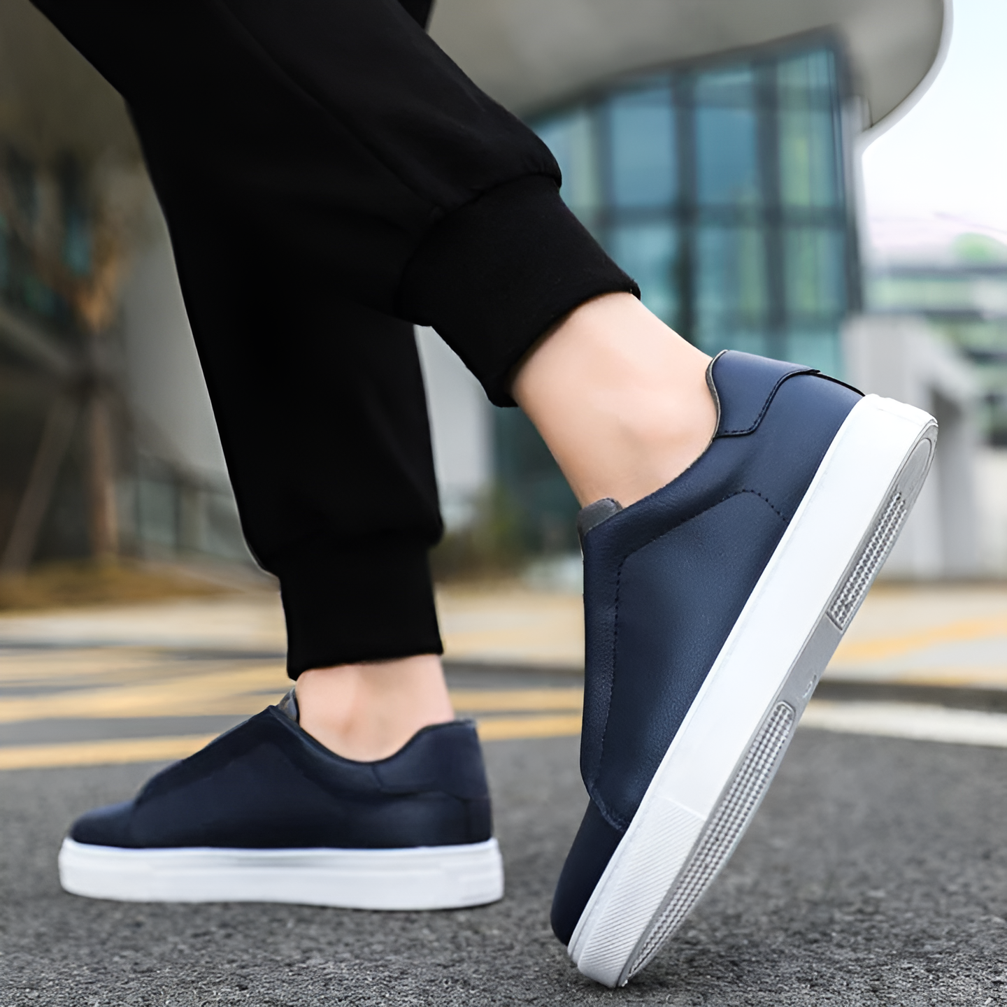 Herren Sneaker Leder Hochwertig