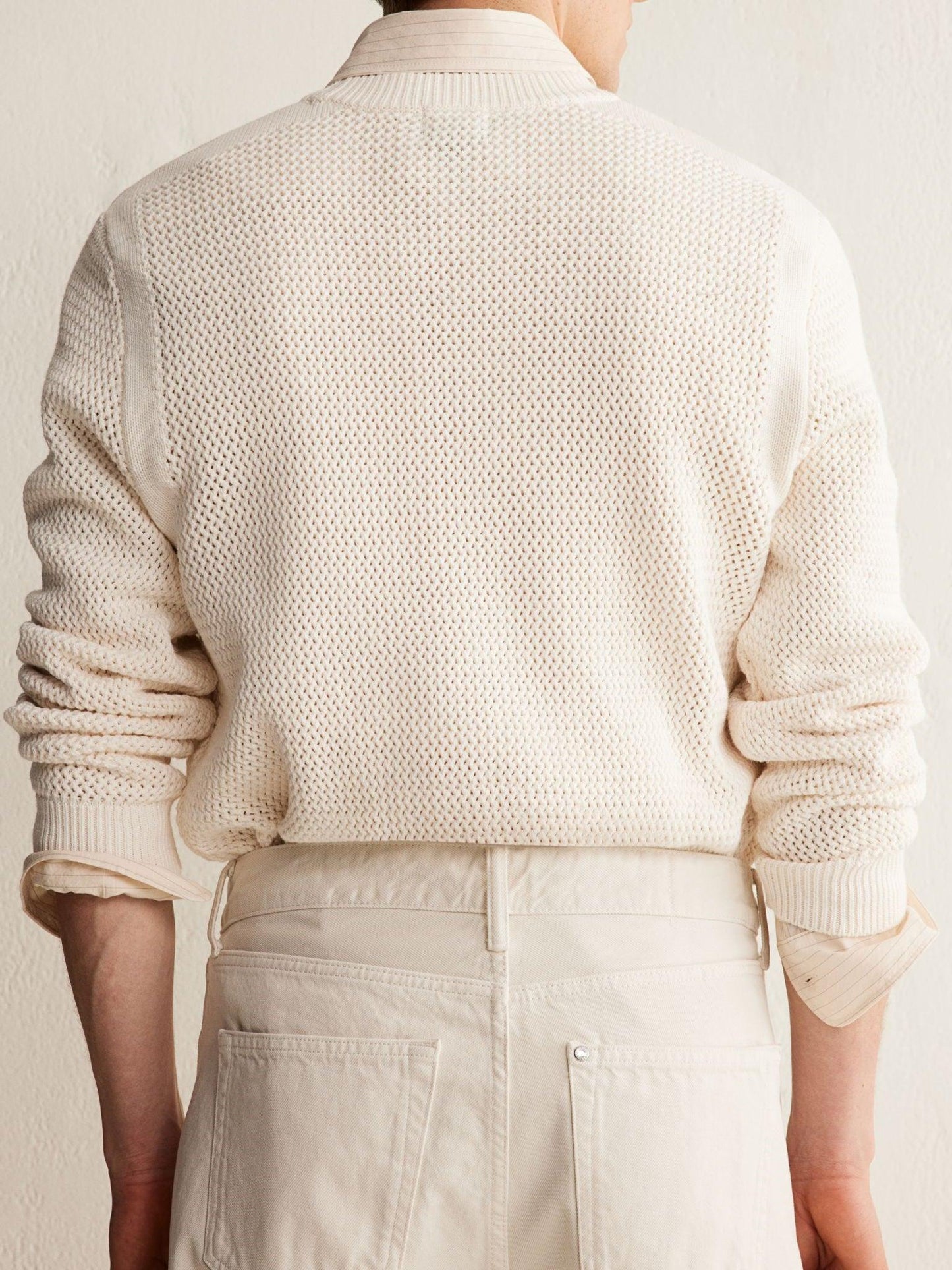 Herren Strickpullover Klassisch Grobstrick